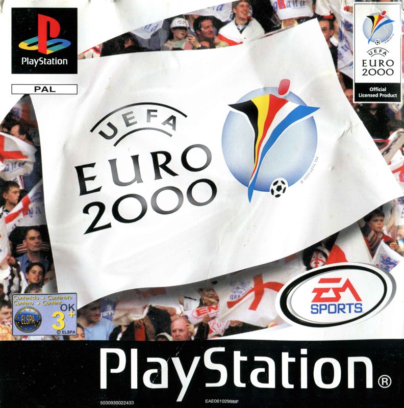 UEFA Euro 2000 box art for Playstation